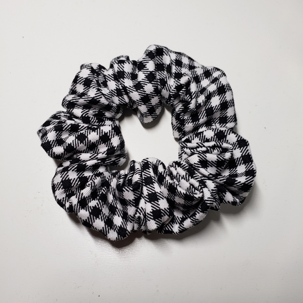 Handmade Gingham Scrunchie